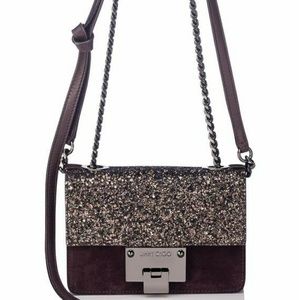 Sold-Jimmy Choo Dazzling glitter crossbody!